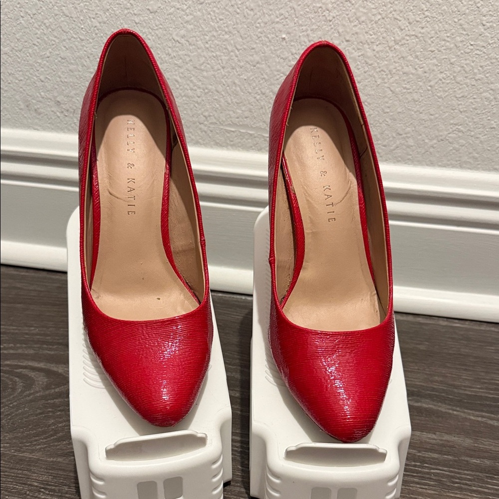 Kelly & Katie Vibrant Red Heels